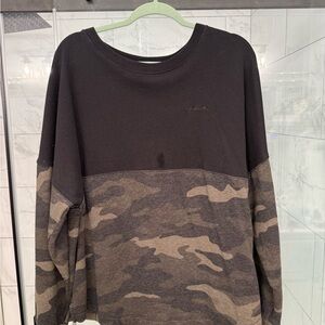 Women’s PINK Black and Camouflage Sweatshirt